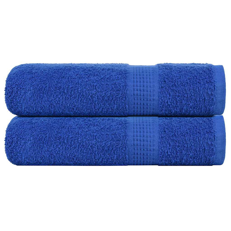 Load image into Gallery viewer, Vidaxl badhanddoeken frogn 2 st 100x150 cm 360 g m² blauw
