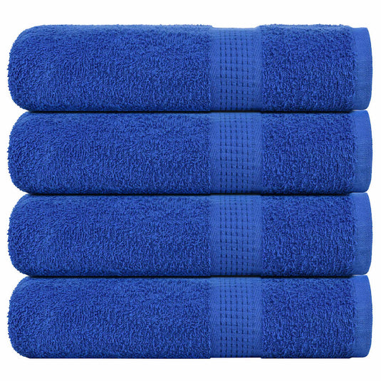 Vidaxl badhanddoeken frogn 4 st 100x150 cm 360 g m² blauw