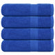 Vidaxl badhanddoeken frogn 4 st 100x150 cm 360 g m² blauw