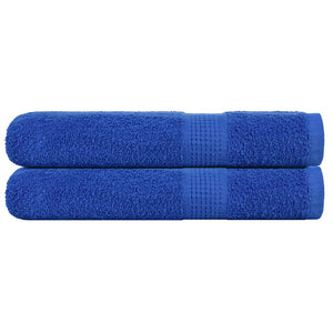 Vidaxl saunahanddoeken frogn 2 st 80x200 cm 360 g m² blauw