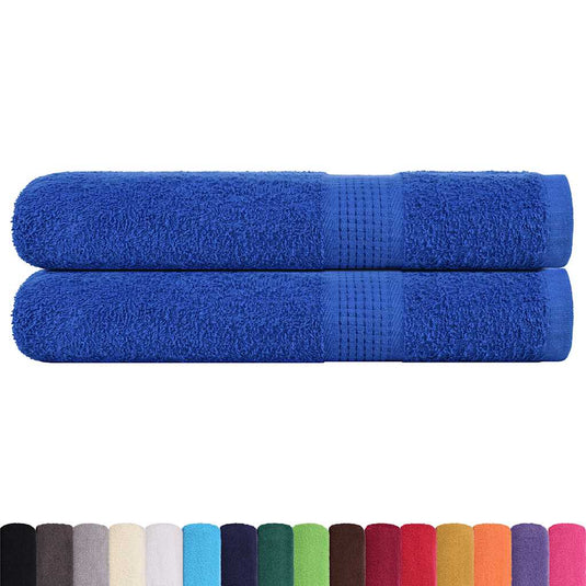 Vidaxl saunahanddoeken frogn 2 st 80x200 cm 360 g m² blauw