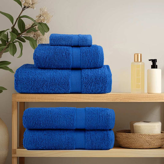 Vidaxl saunahanddoeken frogn 2 st 80x200 cm 360 g m² blauw