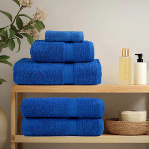 Vidaxl saunahanddoeken frogn 4 st 80x200 cm 360 g m² blauw