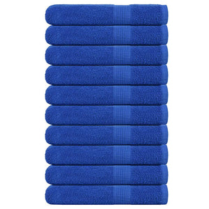 Vidaxl saunahanddoeken frogn 10 st 80x200 cm 360 g m² blauw