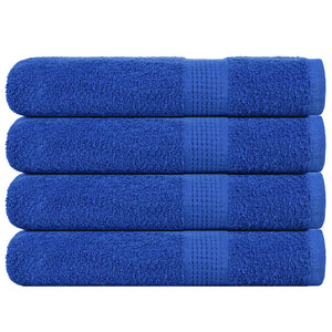 Vidaxl handdoeken frogn 4 st 100x200 cm 360 g m² blauw