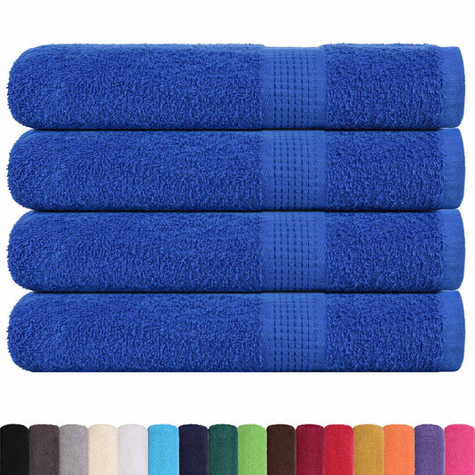 Vidaxl handdoeken frogn 4 st 100x200 cm 360 g m² blauw