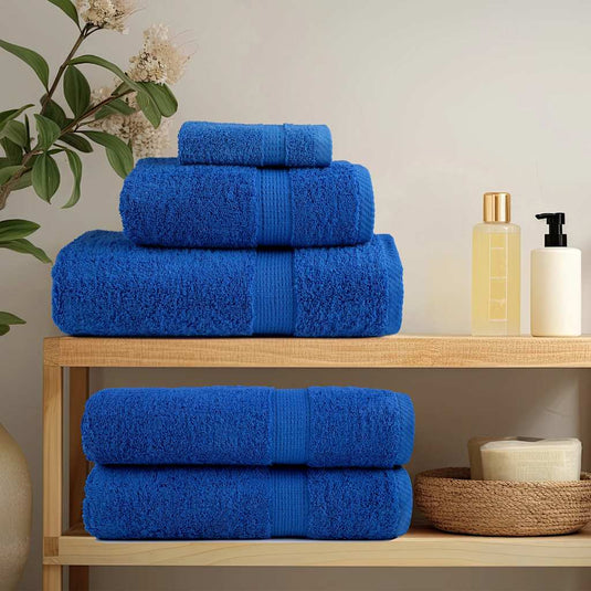 Vidaxl handdoeken frogn 4 st 100x200 cm 360 g m² blauw