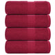 Vidaxl gastendoekjes frogn 4 st 30x50 cm 360 g m² bordeaux