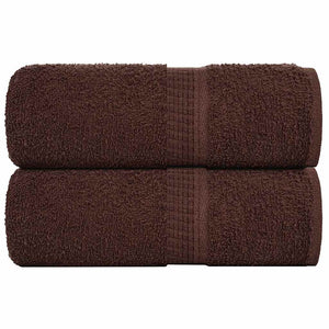 Vidaxl washandjes frogn 2 st 30x30 cm 360 g m² bruin