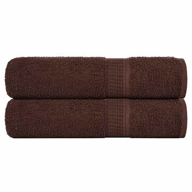 Vidaxl badhanddoeken frogn 2 st 100x150 cm 360 g m² bruin
