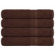 Vidaxl saunahanddoeken frogn 4 st 80x200 cm 360 g m² bruin