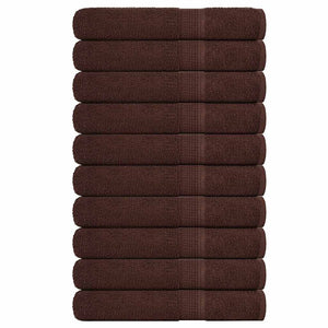Vidaxl saunahanddoeken frogn 10 st 80x200 cm 360 g m² bruin