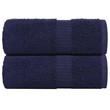 Vidaxl washandjes frogn 2 st 30x30 cm 360 g m² marineblauw