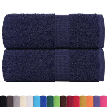 Vidaxl washandjes frogn 2 st 30x30 cm 360 g m² marineblauw