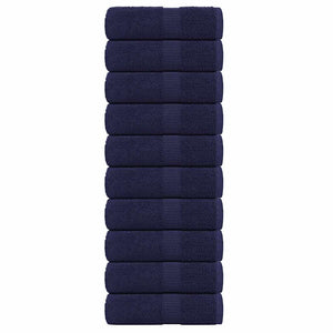 Vidaxl gastendoekjes frogn 10 st 30x50 cm 360 g m² marineblauw