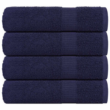 Vidaxl douchehanddoeken frogn 4 st 70x140 cm 360 g m² marineblauw