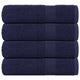 Vidaxl badhanddoeken frogn 4 st 100x150 cm 360 g m² marineblauw
