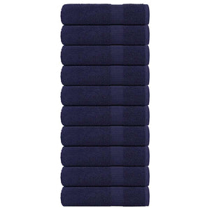 Vidaxl badhanddoeken frogn 10 st 100x150 cm 360 g m² marineblauw