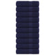 Vidaxl badhanddoeken frogn 10 st 100x150 cm 360 g m² marineblauw