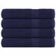 Vidaxl saunahanddoeken 4 st 80x200 cm 360 g m² 100% katoen marineblauw