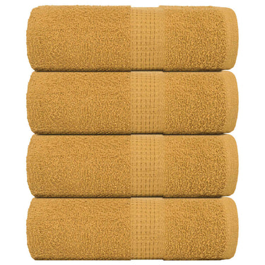 Vidaxl gastendoekjes frogn 4 st 30x50 cm 360 g m² goud