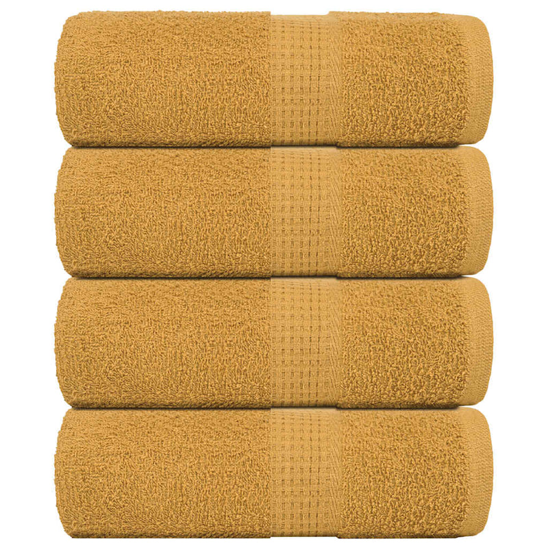Load image into Gallery viewer, Vidaxl gastendoekjes frogn 4 st 30x50 cm 360 g m² goud
