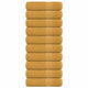 Vidaxl handdoeken frogn 10 st 50x100 cm 360 g m² goud