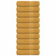 Vidaxl badhanddoeken frogn 10 st 100x150 cm 360 g m² goud