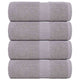 Vidaxl washandjes frogn 4 st 30x30 cm 360 g m² grijs