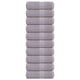 Vidaxl washandjes frogn 10 st 30x30 cm 360 g m² grijs