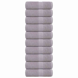 Vidaxl gastendoekjes frogn 10 st 30x50 cm 360 g m² grijs