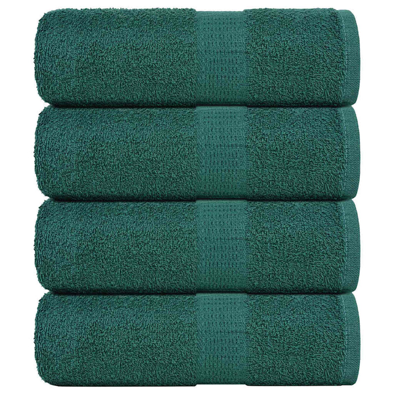 Load image into Gallery viewer, Vidaxl zeepdoekjes 4 st 30x30 cm 360 g m² 100% katoen groen

