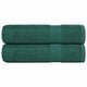 Vidaxl douchehanddoeken frogn 2 st 70x140 cm 360 g m² groen