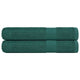Vidaxl handdoeken 2 st 100x200 cm 360 g m² 100% katoen groen