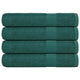 Vidaxl handdoeken 4 st 100x200 cm 360 g m² 100% katoen groen