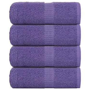 Vidaxl washandjes frogn 4 st 30x30 cm 360 g m² paars