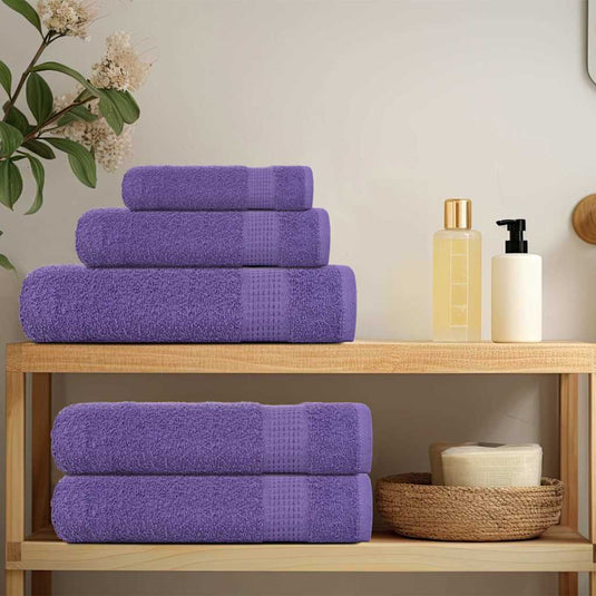 Vidaxl gastendoekjes frogn 4 st 30x50 cm 360 g m² paars