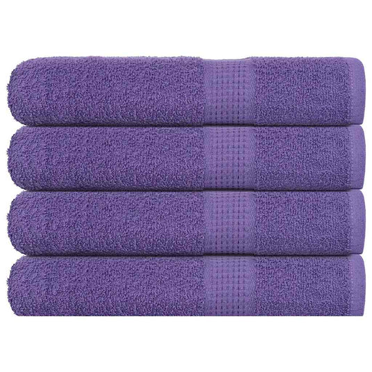 Vidaxl saunahanddoeken frogn 4 st 80x200 cm 360 g m² paars