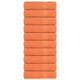Vidaxl handdoeken 10 st 50x100 cm 360 g m² 100% katoen oranje