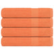 Vidaxl saunahanddoeken frogn 4 st 80x200 cm 360 g m² oranje