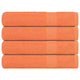 Vidaxl handdoeken frogn 4 st 100x200 cm 360 g m² oranje