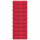 Vidaxl gastendoekjes frogn 10 st 30x50 cm 360 g m² rood