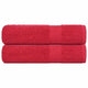 Vidaxl handdoeken frogn 2 st 50x100 cm 360 g m² rood