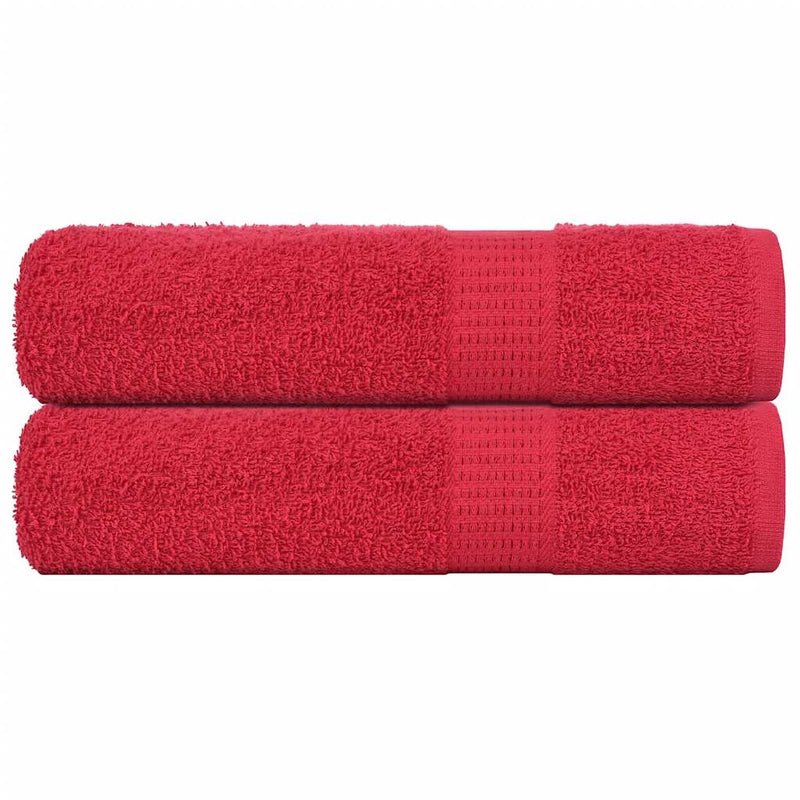 Load image into Gallery viewer, Vidaxl handdoeken frogn 2 st 50x100 cm 360 g m² rood
