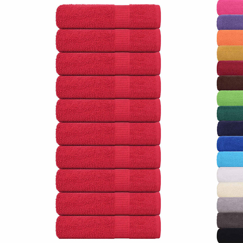 Load image into Gallery viewer, Vidaxl handdoeken frogn 10 st 50x100 cm 360 g m² rood
