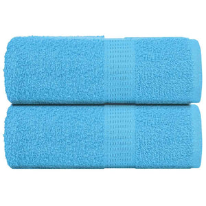 Vidaxl washandjes frogn 2 st 30x30 cm 360 g m² turquoise