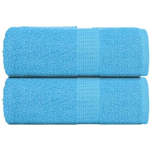 Vidaxl washandjes frogn 2 st 30x30 cm 360 g m² turquoise
