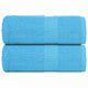 Vidaxl gastendoekjes frogn 2 st 30x50 cm 360 g m² turquoise