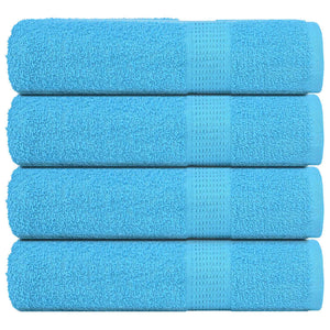 Vidaxl handdoeken frogn 4 st 50x100 cm 360 g m² turquoise