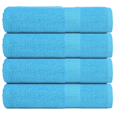 Vidaxl handdoeken frogn 4 st 50x100 cm 360 g m² turquoise